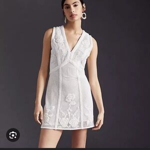 Not so serious beaded mini dress